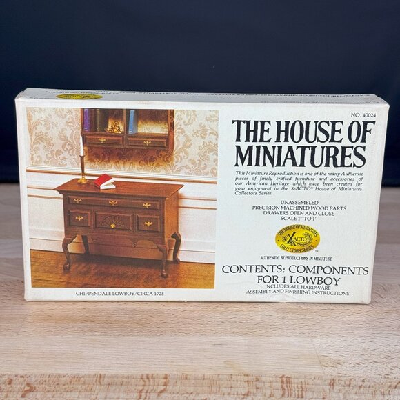 House of Miniatures Chippendale Lowboy (Model #40024) - Picture 2 of 10